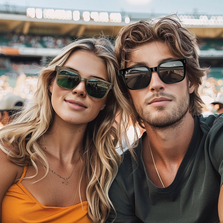2-Pack Trendy UV400 Shades for Men/Women 2407