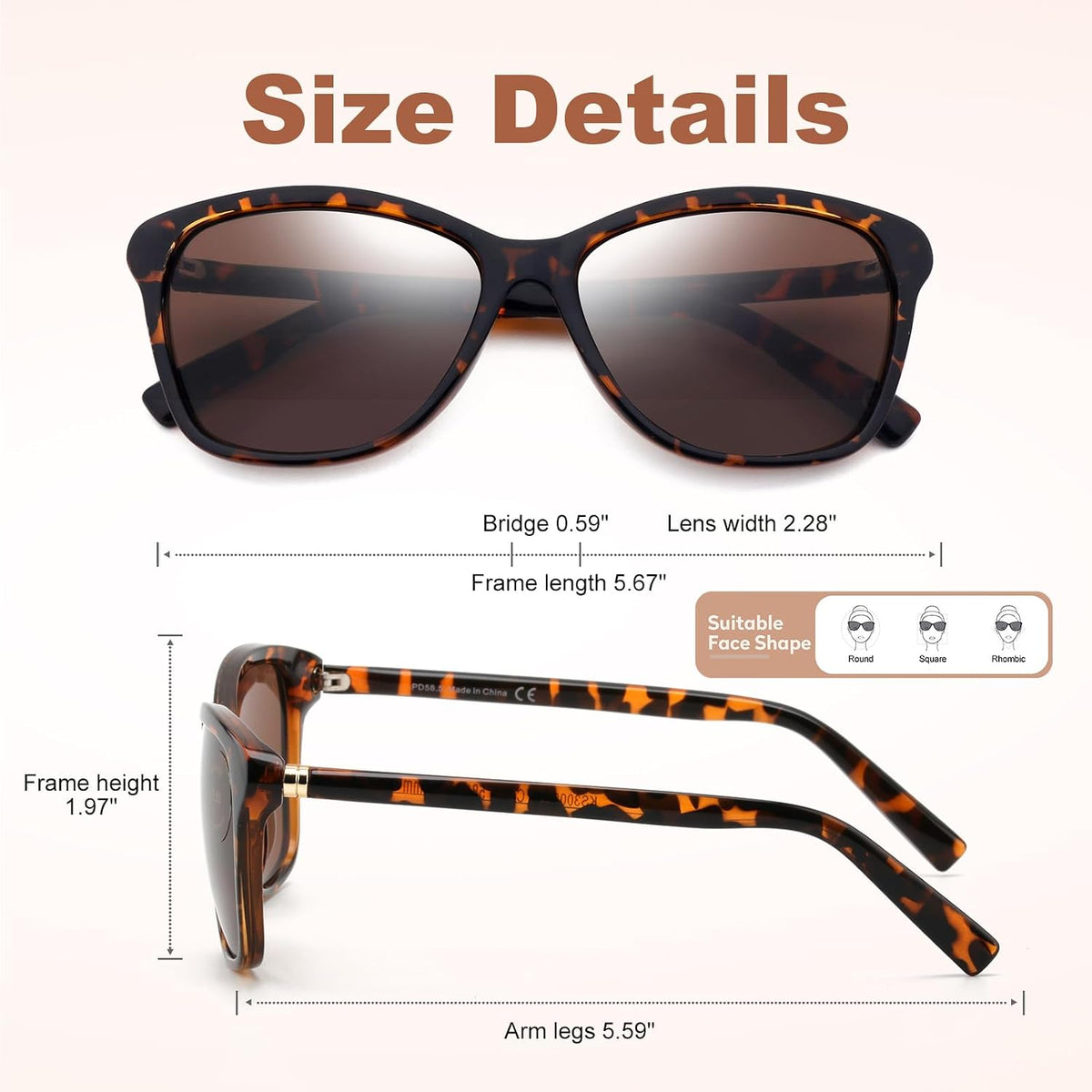 Aurora Bifocal Reading Sunglasses