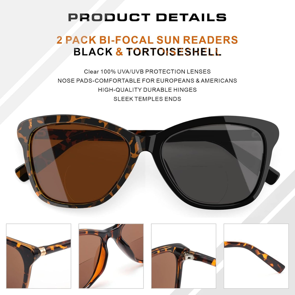 Aurora Bifocal Reading Sunglasses