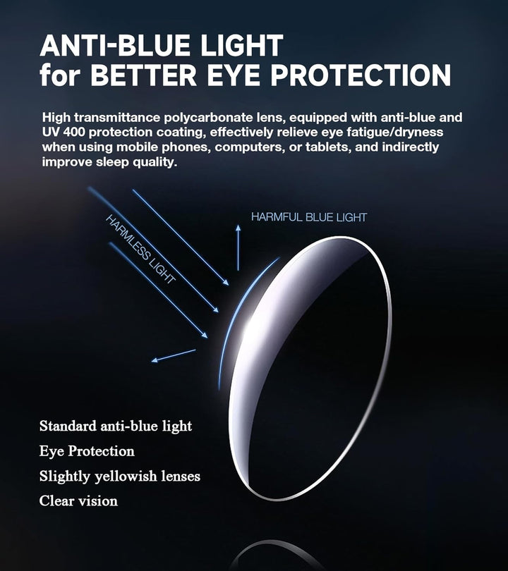 B5301 bifocal reading glasses men blue lignt blocking