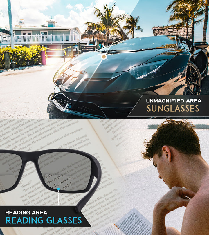 Driving Sunglasses with Bifocal Magnification A621