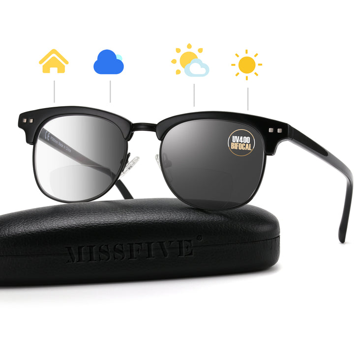 Henry Photochromic Bifocal Reader black 2209