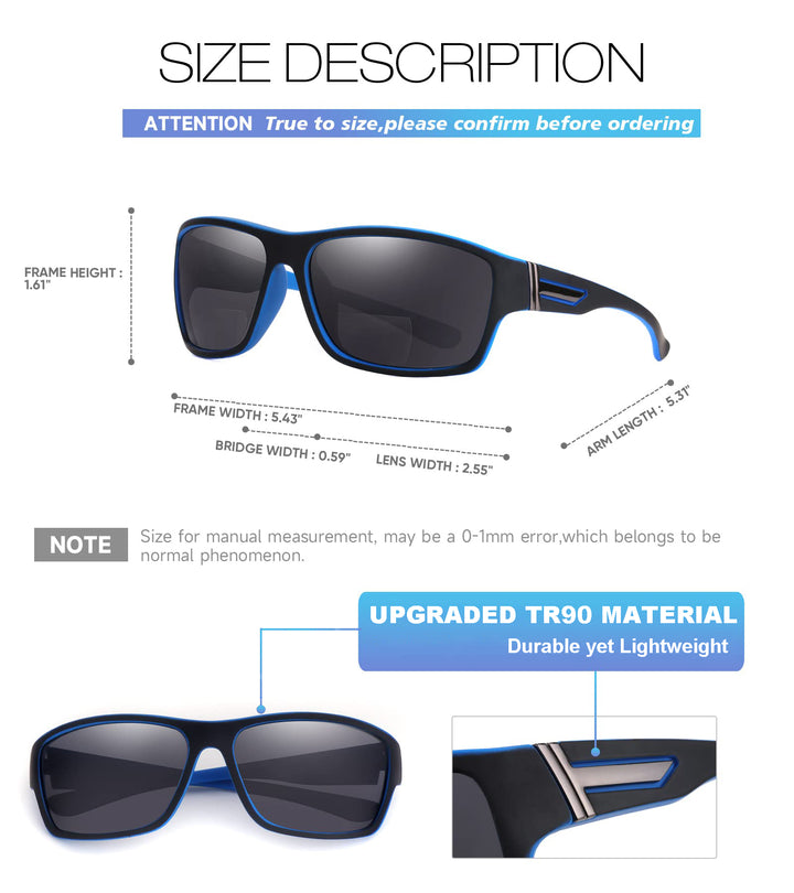 Polarized Wrap Sunglasses for Sports Driving A621