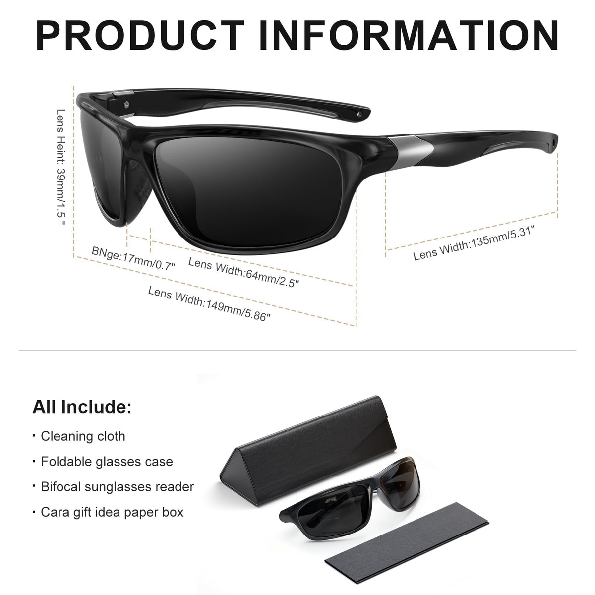 Addison Polarized Bifocal Reading Sunglasses
