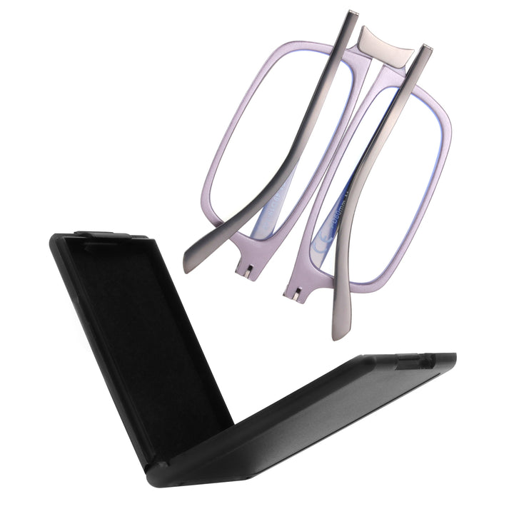 folding reader purple grey 2301