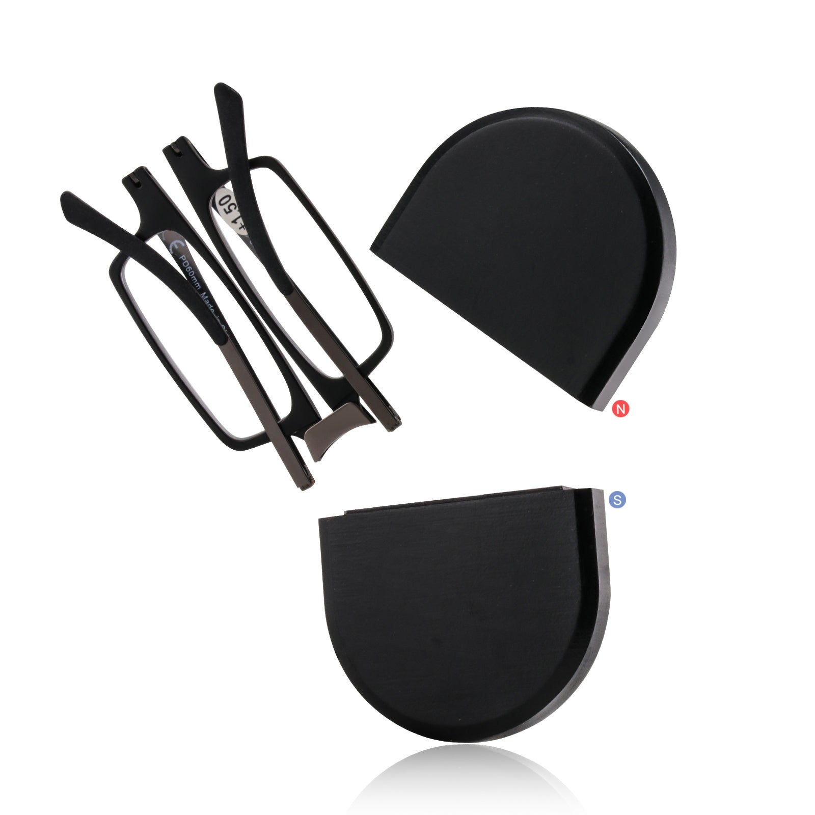 portable folding reading glasses black 2409