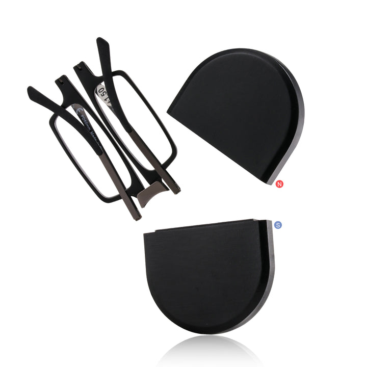 portable folding reading glasses black 2409