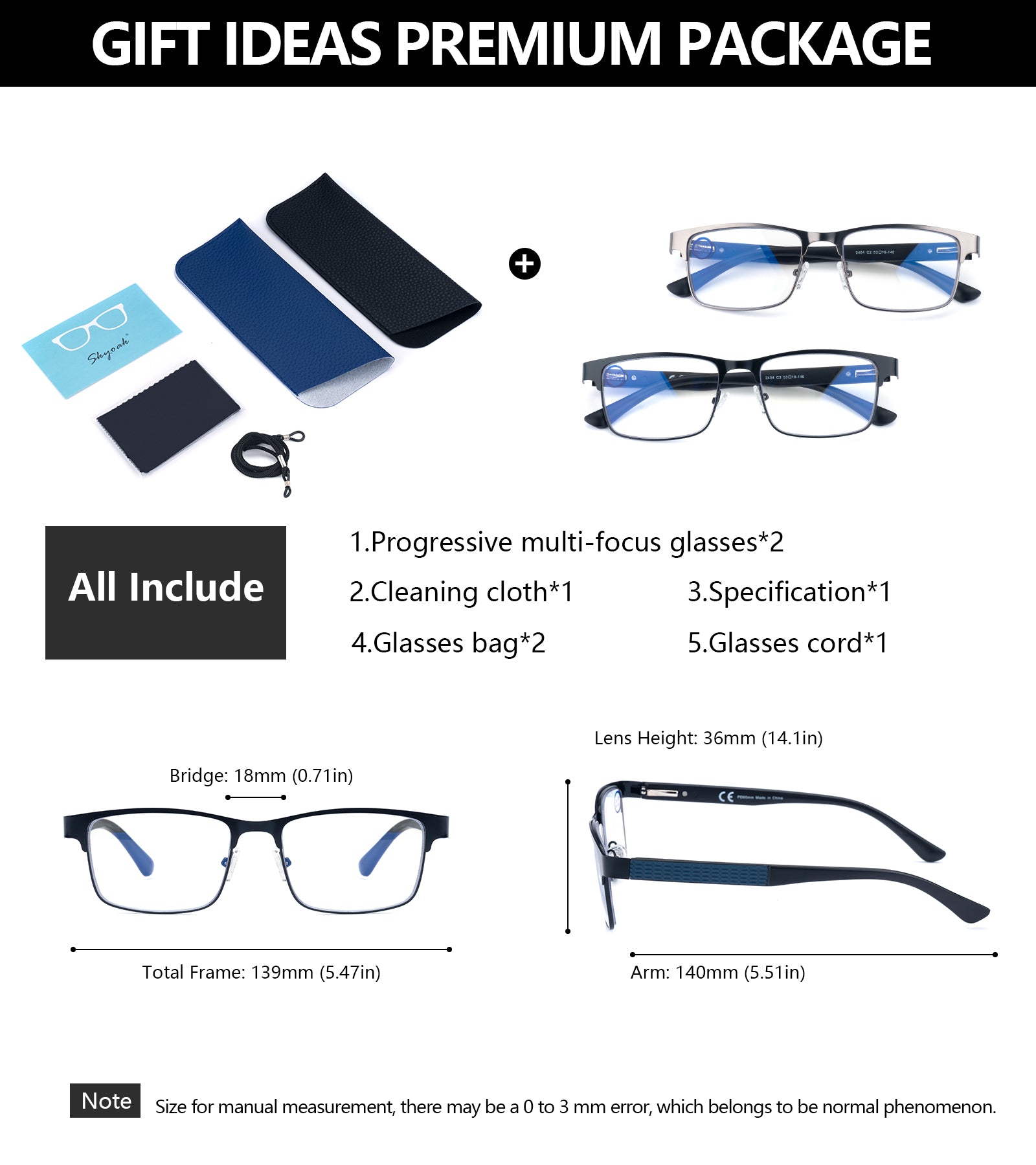 progressive reader men 2 pack 2404