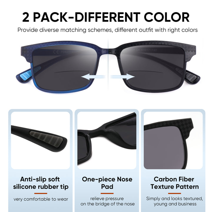 Atlanta Bifocal Reading Sunglasses bifocal readers for computer phone  driving outdoor skyoak B2014