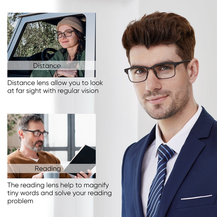 Liverpool Bifocal Reader super light 2 pack blue light filter distance computer driving walking writing B2014