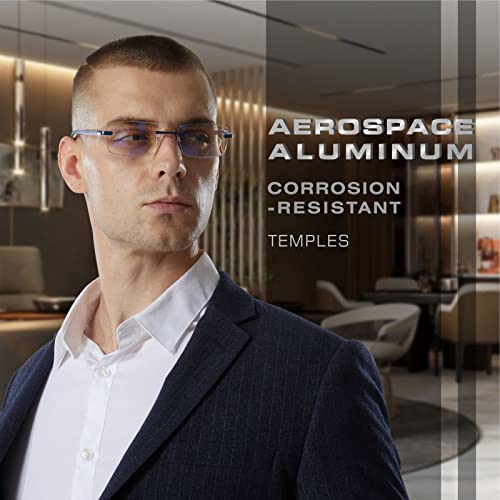 Multifocus reading glasses for men light skyoak 5102