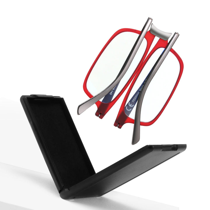 folding reading glasses for women red 2204